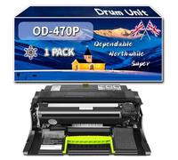 YJMGT Compatible for Toshiba OD-470P Drum Unit, Work for Toshiba E-Studio 385 P 385 S 470 P Printers, Drum Unit OD-470P-R 6B000000627 (1 Pack Black)