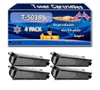 YJMGT Compatible for Toshiba T-5018 Toner Cartridges, Work for Toshiba E-Studio 2018 A 2518 A 3018 A 3518 A 4518 A 5018 A Printers, Toner Cartridges T-5018E 6AJ00000171 (4 Pack Black)