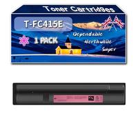 YJMGT Compatible for Toshiba T-FC415E Toner Cartridges, Work for Toshiba E-studio 2515AC 3015AC 3515AC 4515AC 5015AC Printers, Toner Cartridges TFC415E (1 Pack Magenta)