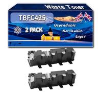 YJMGT Compatible for Toshiba TBFC425 Waste Toner Bottle, Work for Toshiba E-Studio 2525 AC 3025 AC 3525 AC 4525 AC 5525 AC 6525 AC Printers, Waste Toner Bottle TB-FC425E 6AG00009839 (2-Pack Black)
