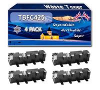 YJMGT Compatible for Toshiba TBFC425 Waste Toner Bottle, Work for Toshiba E-Studio 2525 AC 3025 AC 3525 AC 4525 AC 5525 AC 6525 AC Printers, Waste Toner Bottle TB-FC425E 6AG00009839 (4 Pack Black)