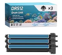 YJMGT DR512 Drum Unit Compatible for Konica Minolta Bizhub C 364 e C 454 C 454 e C 554 C 554 e C 364 Printers, High-Definition Printing Effect with Chip, 12000 Pages (3 Pack Black)
