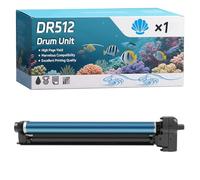 YJMGT DR512 Drum Unit Compatible for Konica Minolta Bizhub C 364 e C 454 C 454 e C 554 C 554 e C 364 Printers, High-Definition Printing Effect with Chip, 12000 Pages (1 Pack Cyan)