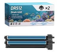 YJMGT DR512 Drum Unit Compatible for Konica Minolta Bizhub C 364 e C 454 C 454 e C 554 C 554 e C 364 Printers, High-Definition Printing Effect with Chip, 12000 Pages (2 Pack Black)