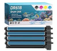 YJMGT DR618 Drum Unit Compatible for Konica Minolta Bizhub C 450 i C 451 i C 550 i C 551 i C 650 i C 651 i C 750 i C 751 Printers (4-Pack BK/C/M/Y)