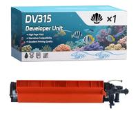YJMGT DV315 Developer Unit Compatible for Konica Minolta Bizhub C 250 i C 251 i C 300 i C 301 i C 360 i C 361 i Printers, High-Definition Printing Effect with Chip, 100000 Pages (1 Pack Black)