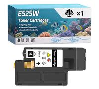 YJMGT E525W Toner Cartridges Compatible for Dell E525 Printers, High-Definition Printing Effect with Chip, 3000 Pages (1 Pack Black)
