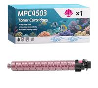 YJMGT MPC4503 Toner Cartridges Compatible for Ricoh MP C4503ASP MP C5503ASP MP C6003SP MP C4503SP MP C5503SP Printers, High-Definition Printing Effect with Chip, 43000 Pages (1 Pack Magenta)