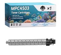 YJMGT MPC4503 Toner Cartridges Compatible for Ricoh MP C4503ASP MP C5503ASP MP C6003SP MP C4503SP MP C5503SP Printers, High-Definition Printing Effect with Chip, 43000 Pages (1 Pack Black)