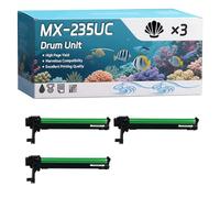 YJMGT MX-235UC Drum Unit Compatible for Sharp AR-5618 AR-5618N AR-5620 Printers, High-Definition Printing Effect with Chip, 80000 Pages (3 Pack Black)