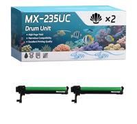 YJMGT MX-235UC Drum Unit Compatible for Sharp AR-5618 AR-5618N AR-5620 Printers, High-Definition Printing Effect with Chip, 80000 Pages (2-Pack Black)