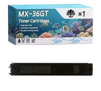 YJMGT MX-36GT Toner Cartridges Compatible for Sharp MX-2610N MX-3110N MX-3610N Printers, High-Definition Printing Effect with Chip, 28000 Pages (1 Pack Black)