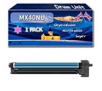YJMGT MX40NU Drum Unit Compatible for Sharp MX-2630N MX-3050N MX-3050V MX-3060N MX-3060V MX-3070N Printers, High-Definition Printing Effect with Chip, 100000 Pages (1 Pack Magenta)