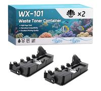 YJMGT WX-101 Waste Toner Container Compatible for Konica Minolta BizHub C220 C280 C360 Printers, High-Definition Printing Effect with Chip, 60000 Pages (2-Pack Black)