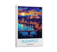 YJNENG Canvas Art Picture Budapest Hungary Wall Decor Art Painting Posters Modern Family Decorative Poster 08x12inch(20x30cm)