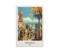 YJNENG Canvas Art Picture Mallorca Spain Wall Decor Art Painting Posters Modern Family Decorative Poster 08x12inch(20x30cm)