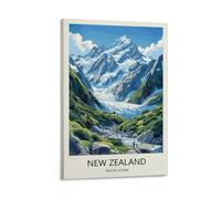 YJNENG Canvas Art Picture New Zealand Pacific Ocean Wall Decor Art Painting Posters Modern Family Decorative Poster 24x36inch(60x90cm)