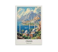 YJNENG Canvas Art Picture Oman Middle East Wall Decor Art Painting Posters Modern Family Decorative Poster 16x24inch(40x60cm)