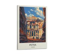 YJNENG Canvas Art Picture Petra Jordan Wall Decor Art Painting Posters Modern Family Decorative Poster 12x18inch(30x45cm)