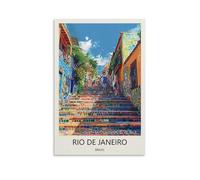 YJNENG Canvas Art Picture Rio De Janeiro Brazil Wall Decor Art Painting Posters Modern Family Decorative Poster 16x24inch(40x60cm)