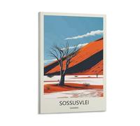 YJNENG Canvas Art Picture Sossusvlei Namibia Wall Decor Art Painting Posters Modern Family Decorative Poster 08x12inch(20x30cm)