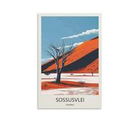YJNENG Canvas Art Picture Sossusvlei Namibia Wall Decor Art Painting Posters Modern Family Decorative Poster 24x36inch(60x90cm)