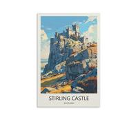 YJNENG Canvas Art Picture Stirling Castle Scotland Wall Decor Art Painting Posters Modern Family Decorative Poster 16x24inch(40x60cm)