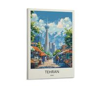 YJNENG Canvas Art Picture Tehran Iran Wall Decor Art Painting Posters Modern Family Decorative Poster 08x12inch(20x30cm)