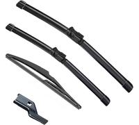 YJPHR Car Wiper Blade Set for Peugeot 308SW T9 308 Estate 2014-2020 24in+18in+12in, Front Rear Windscreen Wipers and Arm Set Wiper Blades Replacement Accessories,L-B/Rhd
