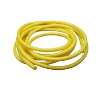 YJQHODY 1 Piece Easy to Process Yellow Rubber Tube, Silicone Lab Equipment Tubing(10METERS*3MM*6MM)