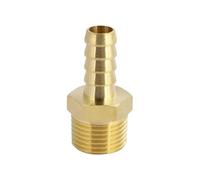 YJQHODY 1 Piece Male Pagoda Thread Hose Adapter, Precision Brass Hose Tail Pipe Fittings for Automotive Engines(6MM*3/8INCH)