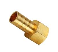 YJQHODY 1 Piece Pagoda Hose Barb Connector Brass Pipe Fitting with Thread, Lightweight Material for Hose Lines(14MM*1/4INCH)