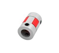 YJQHODY 1 Piece Two Claws Motor Connector Coupler, Flexible Shaft Aluminium Plum Coupling Model XBD14L22(3.17mm x 6.35mm)