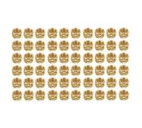 YJQHODY 100pcs Thread Knurled Brass Heat Sets, Insert Embedment Nut M3x5x4 for 3D Printer High Temperature Resistance