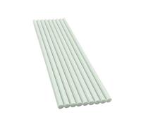 YJQHODY 10pcs Solid Fiberglass Rodding Material 1.5/5/10mm Diameter, 20 Inch / 500mm White DIY Craft Support Rods(2.0x500mm)