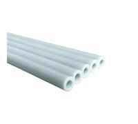 YJQHODY 10pcs White Hollow Glass Fiber Tubes, Smooth Face 0.5M Long Round Fiberglass FRP Rods(10x4x500mm)