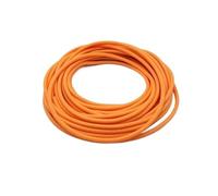 YJQHODY 1pc Elastic Rubber Hose Pipe ID 1.8mm 1.7mm 1.6mm, Nature Latex Stretch Tube High Temperature Resistance(Orange,1METER*1.6MM*3.2MM)