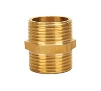 YJQHODY 1pc Quick Connector Water-Oil Pneumatic Fitting, Brass Pipe Hexagonal Joint Metal Copper Tube Accessories(3/4inch)