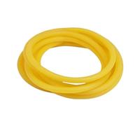 YJQHODY 1pc Yellow/Red/Orange Durability Soft Tube, Circular Head Latex Rubber Hollow Tubes for Furniture(Yellow,10M*2MM*4MM)