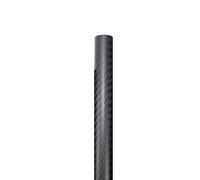 YJQHODY 2pcs 3K Carbon Fiber Black Tubes, 20 Inch Long Hollow Twill Matte Tubes with High Rigidity for Model(14x11x500mm)