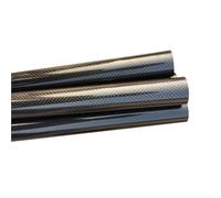 YJQHODY 2pcs 3K Plain Glossy Face Carbon Fiber Tubes Length 500mm, Carbon Fiber TubeS for Model Aircraft Skeleton(12X6X500mm)