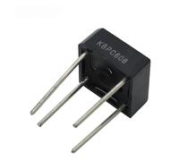 YJQHODY 5pcs KBPC608 Diode Bridge Rectifiers, Square Electronic Components, 800V 6A Diodes Rectifier with 4 Pins