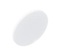 YJQHODY 5pcs VMQ Solid Sheets White Round Silicone Rubber Pads, Diameter 10mm-35mm High Temperature Silicone Films(35MM*2MM)