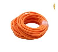 YJQHODY Black/Deep Green Rubber Hollow Soft Tubing, 3/1M Lightweight Latex Long Pipes for Home 1pc(Orange,3METERS*2MM*5MM)