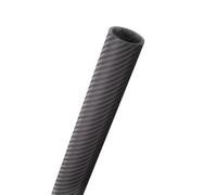 YJQHODY Carbon Fiber Circular Tube with Twill Matte, Lightweight Hollow Stability Rod for R/C Modeling 1pc(8x6x500mm)