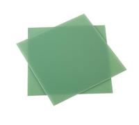 YJQHODY FR4 Epoxy Resin Boards 3240 Glass Fibre Sheets, G10 Fiberglass Plates Light Green Epoxy 2pcs(100MM*150MM*0.5MM)