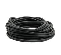 YJQHODY NBR Sealing O-Ring Rubber Cord, Solid Black Lightweight Nitrile Rubber Material Round Strip 1pc(2.5MM*2M)