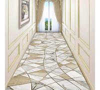 YJRBZ Modern Hallway Carpet Runner 100cm 1.5m 2m 250cm 300cm 4m 5m 6m Extra Long Carpets, Kitchen Hall Stairs Narrow Runner Rug with Non Slip Backing (Size : 80x350cm/2.6ftx11.5ft)
