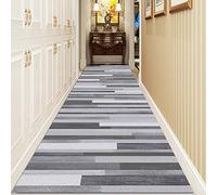 YJRBZ Modern Runner Rug for Hallway, Grey Stripe Narrow Carpet Runners for Entryway Stairs Hall Corridor,1m 1.5m 2m 2.5m 3m 3.5m 4m 4.5m 5m 6m Long Carpets (Size : 80x500cm/2.6ftx16.4ft)