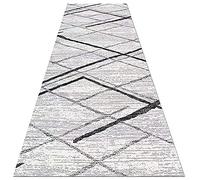 YJRBZ Modern Runner Rug Hallway Gray Carpet Runner 1m 1.5m 2m 2.5m 3m 3.5m 4m 4.5m 5m 5.5m 6m Extra Long Carpet for Home Kitchen Corridor or Stairs (Color : Light grey, Size : 80×400cm/2.6ft×13.1ft)